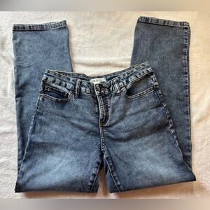 Y2K Cleo Classic Cotton Blue Denim Straight Leg Jeans size 6